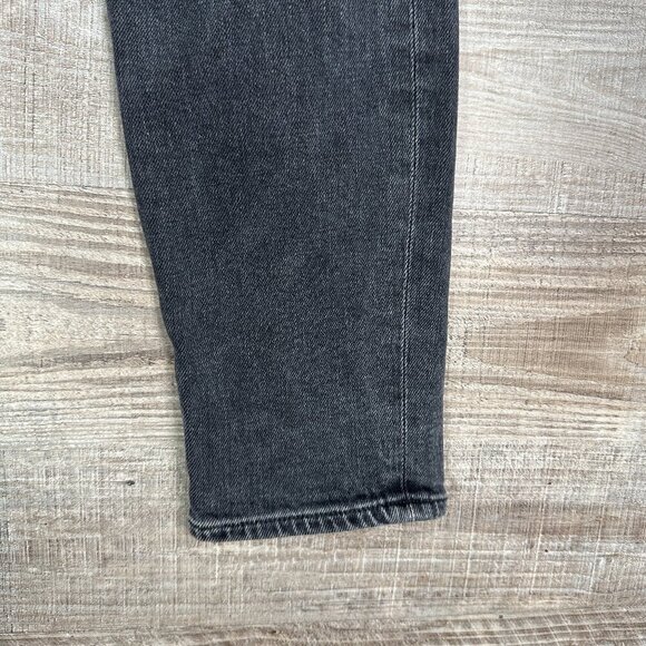 Agolde Black Nico High Rise Button Fly Medium Wash Ankle Slim Jeans Women's 25 - Picture 6 of 9